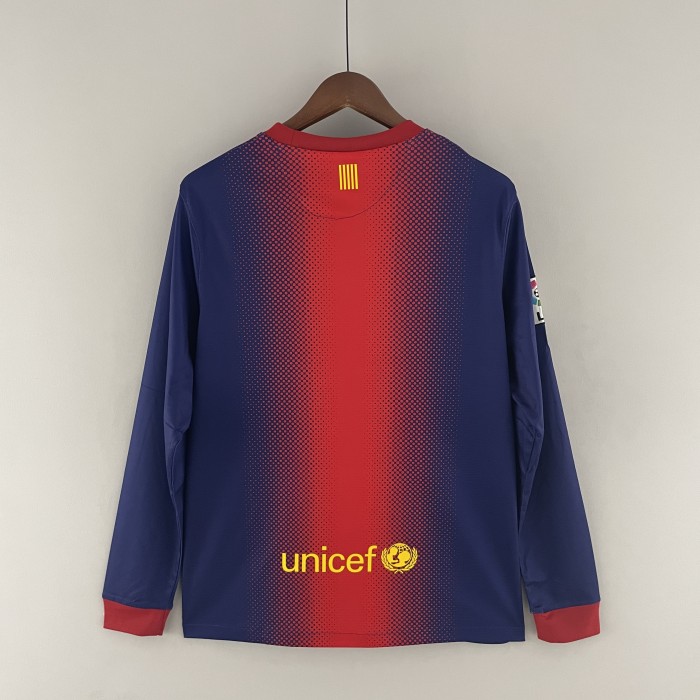 Retro long sleeve Barcelona 12/13 home