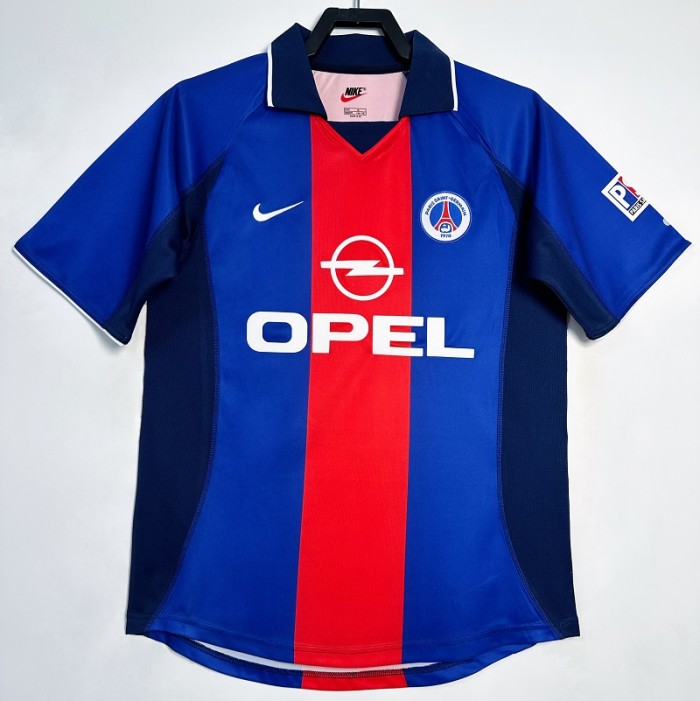 Retro PSG 00/01 home football jersey