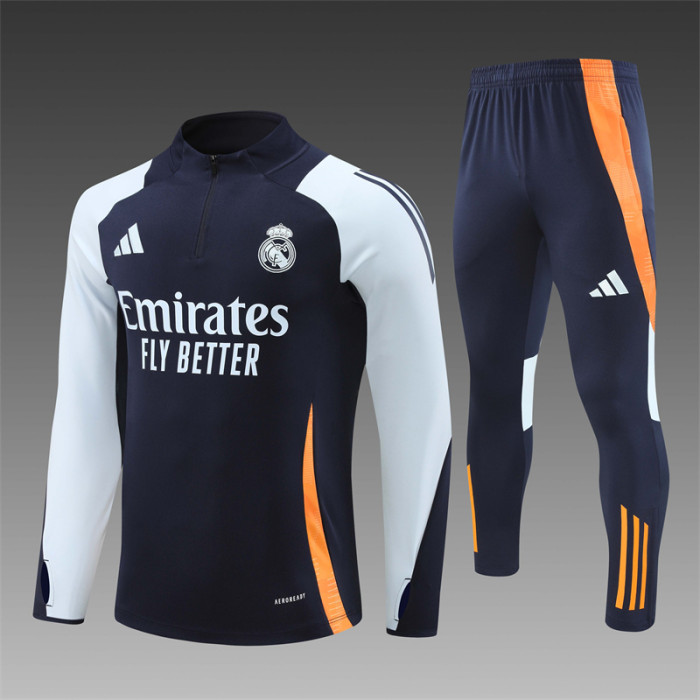 24/25 Real Madrid Adult training suit Royal Blue