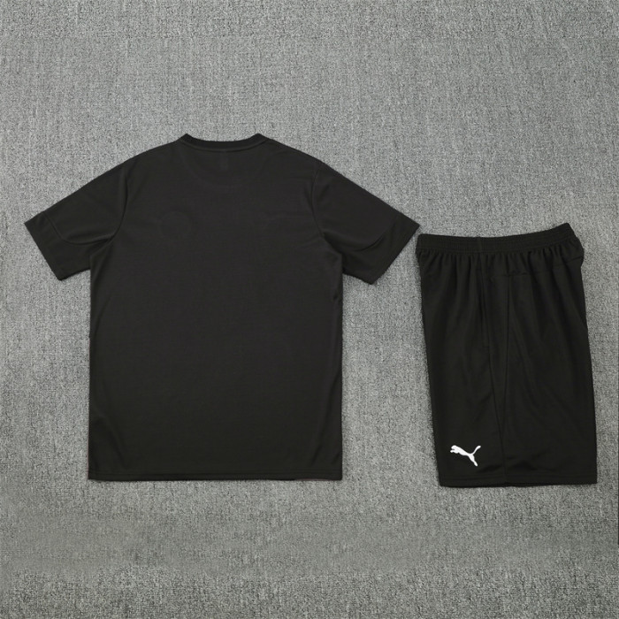 25/26 Manchester City Short sleeve training suit black