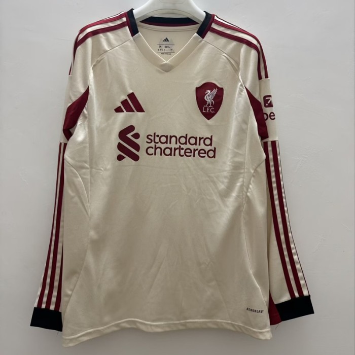 25/26 liverpool away football Jersey Long sleeves