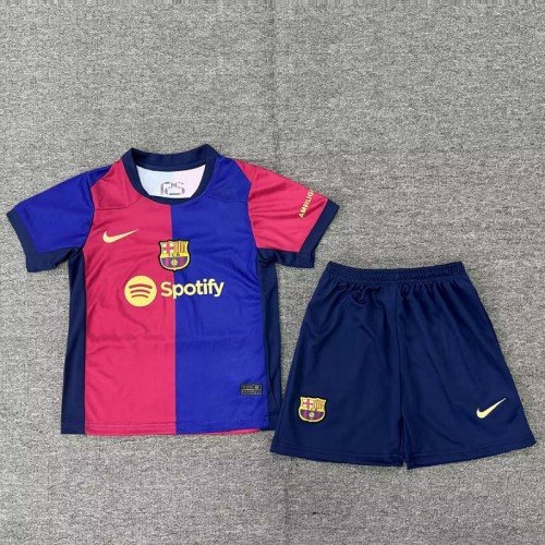 24/25 Barcelona home kids kit