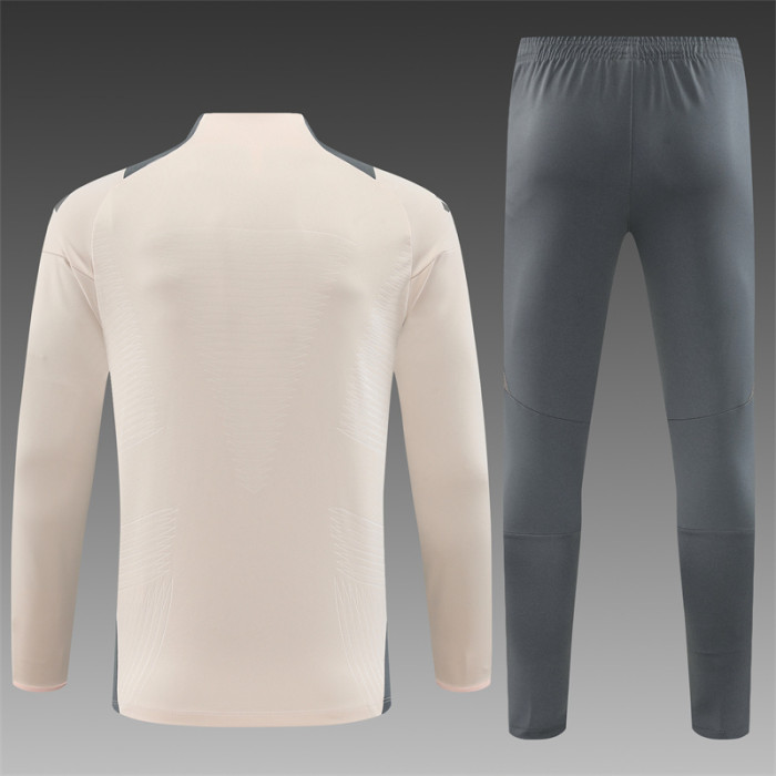 24/25 Real Madrid Adult training suit light yellow 2