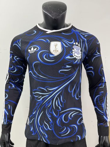 25/26 Argentina Away Long Sleeve Player Edition