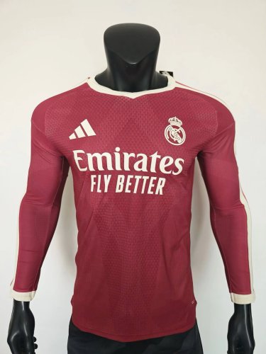 26/27 Real Madrid third Player Version long sleeves
