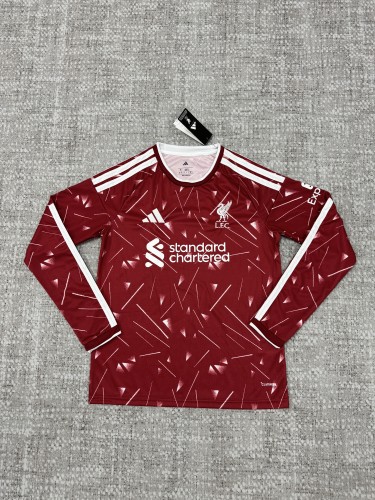 26/27 liverpool home football Jersey Long sleeves