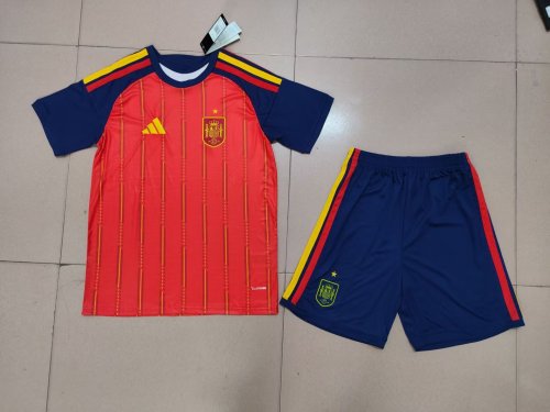 26-27 Spanish home football suit adult set