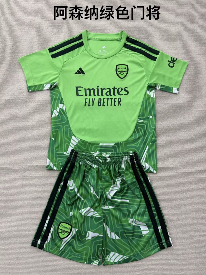 26/27  Arsenal goalkeeper Kids kit green
