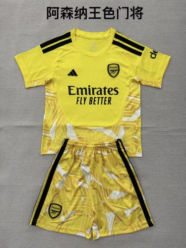 26/27  Arsenal goalkeeper Adult Set  yellow