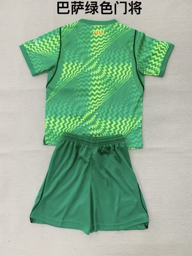 26/27 Barcelona kids kit goalkeeper green