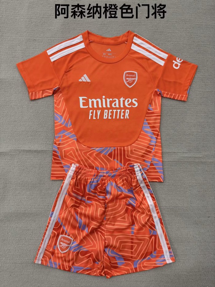 26/27  Arsenal goalkeeper Adult Set  orange
