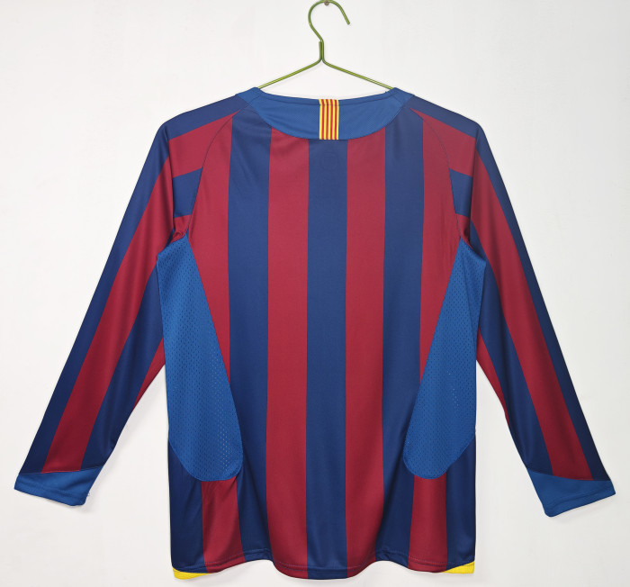 Retro barcelona 05/06 long sleeve home