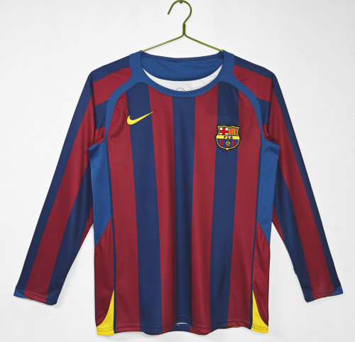 Retro barcelona 05/06 long sleeve home