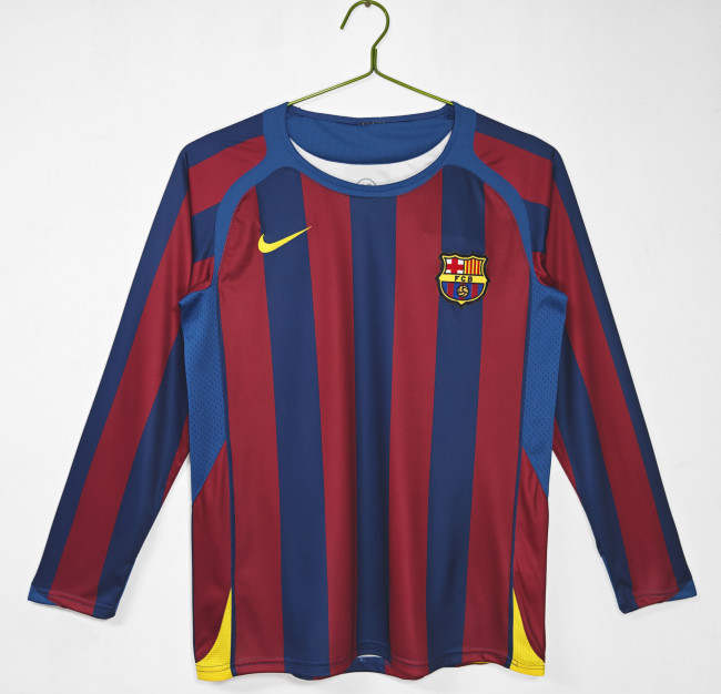 Retro barcelona 05/06 long sleeve home