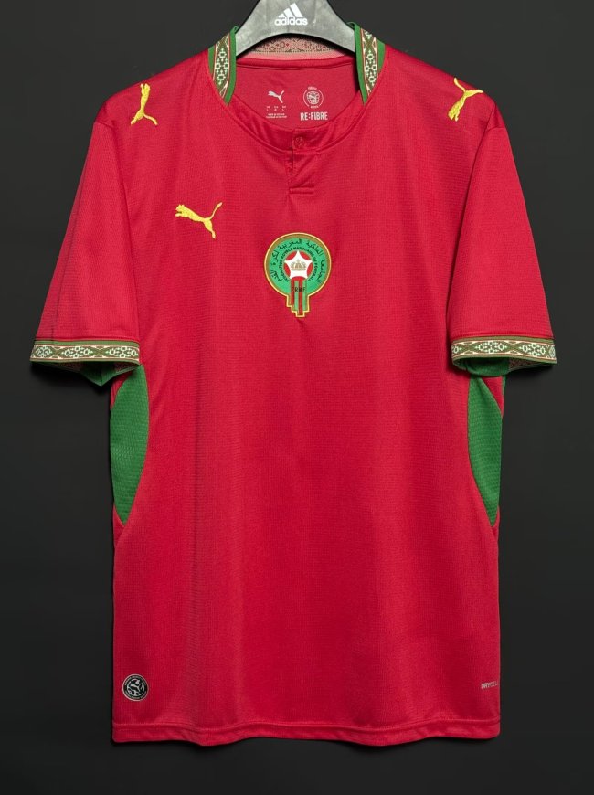 26-27 Morocco home field  football Jersey