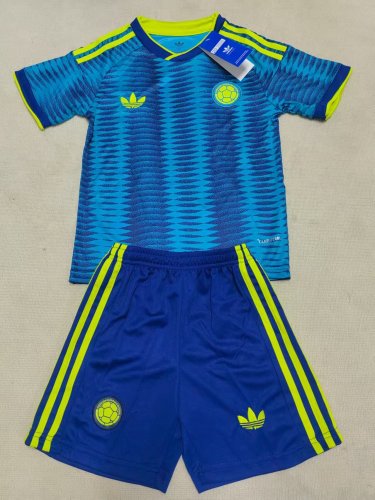 26/27 Colombia away game kids kit