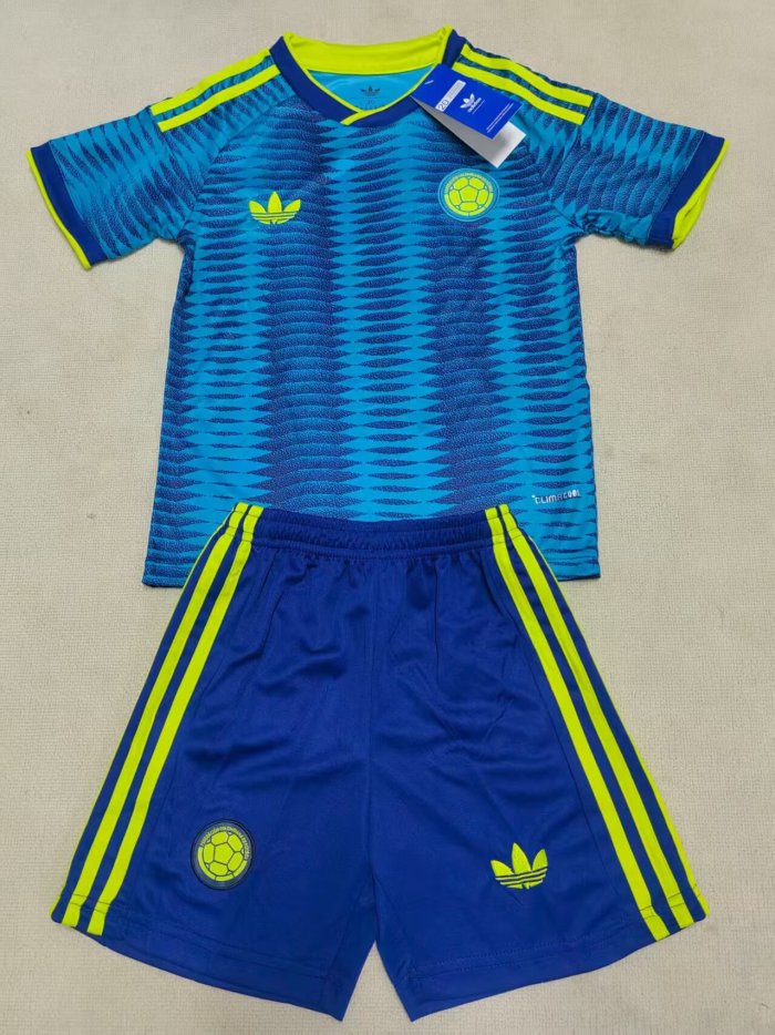 26/27 Colombia away game kids kit