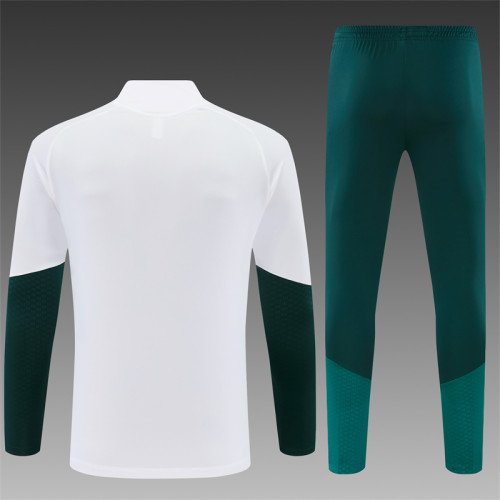 26/27  Real Madrid Children's Training Uniform White with Green