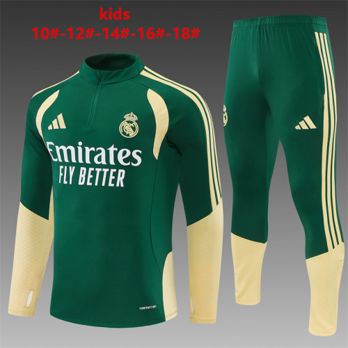 26/27 Real Madrid Children's Training Uniform Green