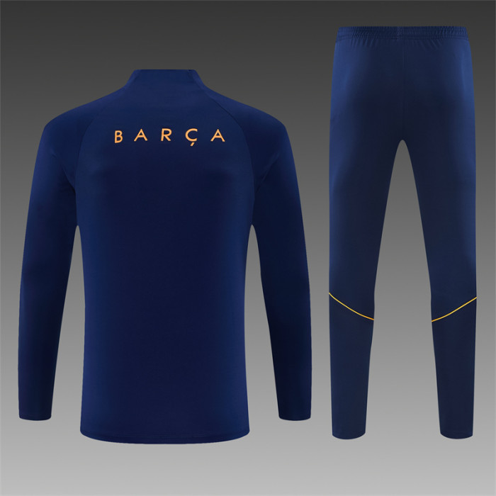 26/27 Barcelona children's training uniform in navy blue