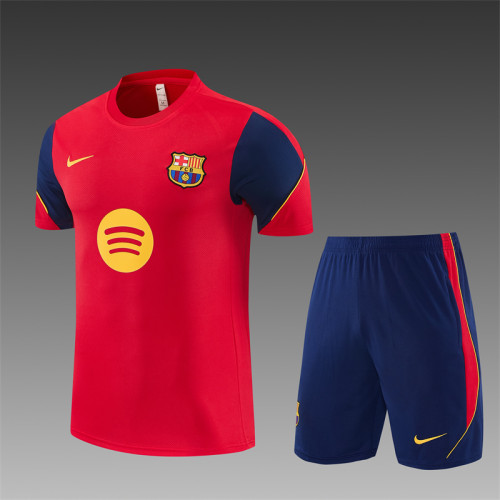 26/27 Barcelona short sleeved adult training uniform in red
