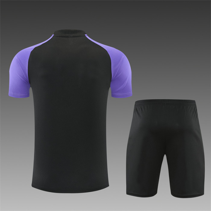 26/27 Barcelona Short sleeved Adult Training Uniform Black