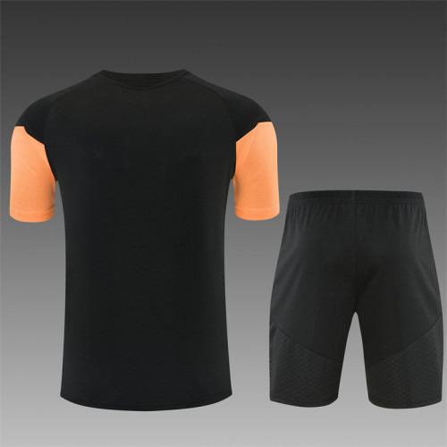 26/27 Arsenal children's short sleeved training uniform black