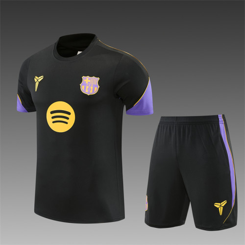 26/27 Barcelona Short sleeved Adult Training Uniform Black