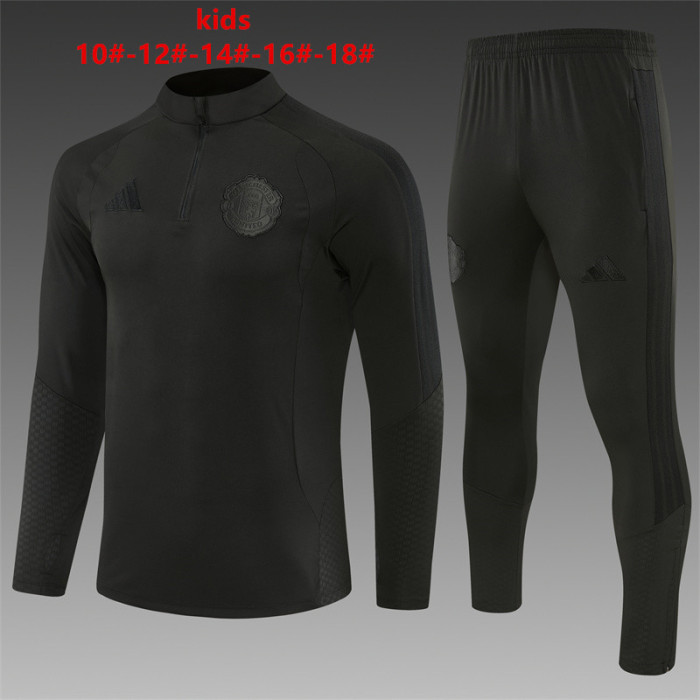 26/27 Manchester United Children's Training Uniform Black