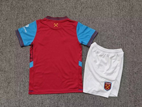 26/27  West Ham United home kids kit