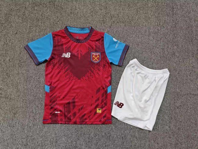 26/27  West Ham United home kids kit