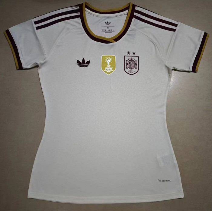 2026 Spain FIFA World Cup champion Away women's football Jersey