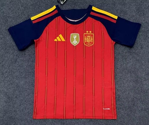 2026 Spain home FIFA World Cup champion home football shirt