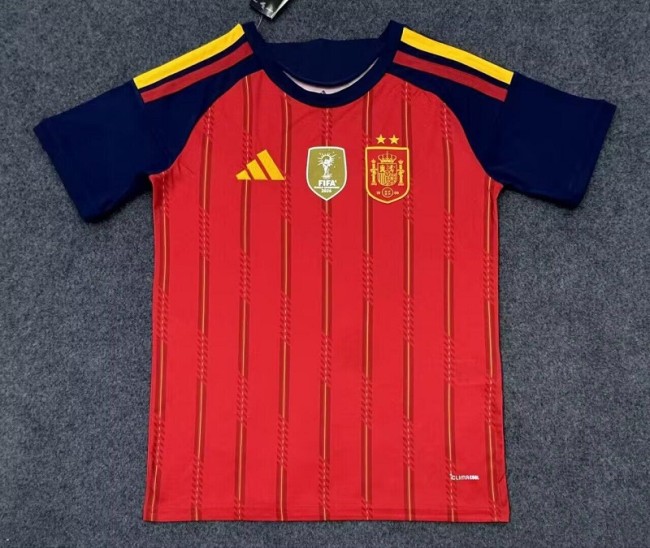 2026 Spain home FIFA World Cup champion home football shirt