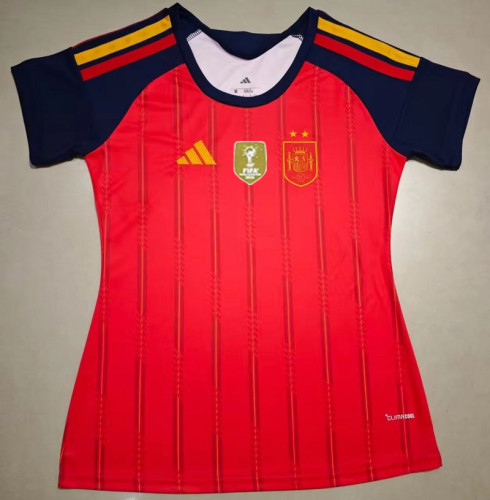 2026 Spain FIFA World Cup champion Home women's football Jersey