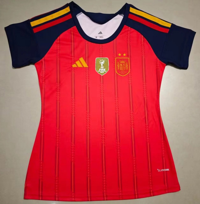 2026 Spain FIFA World Cup champion Home women's football Jersey