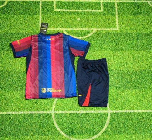 26/27  Barcelona home kids kit