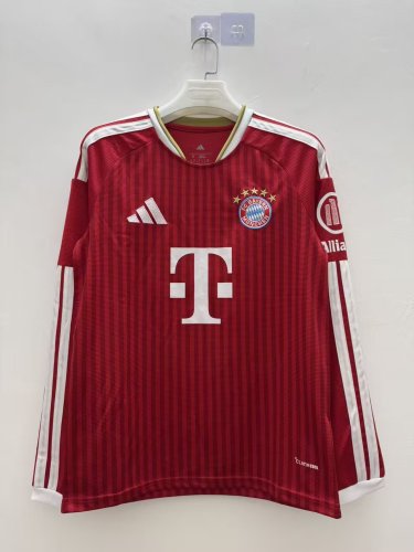 26/27 Bayern Munich home long sleeved football shirt