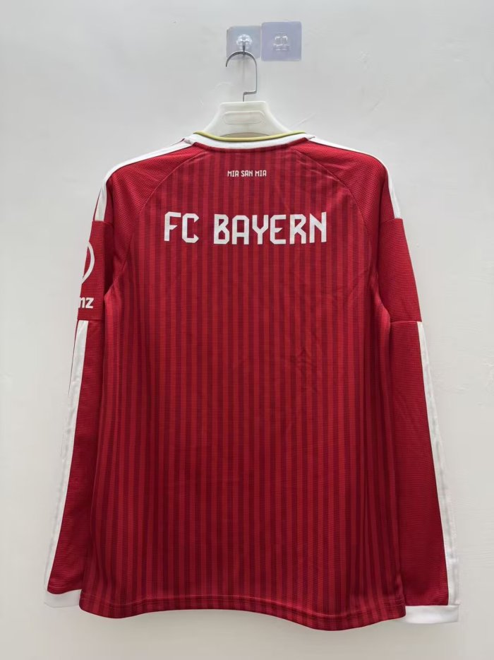 26/27 Bayern Munich home long sleeved football shirt