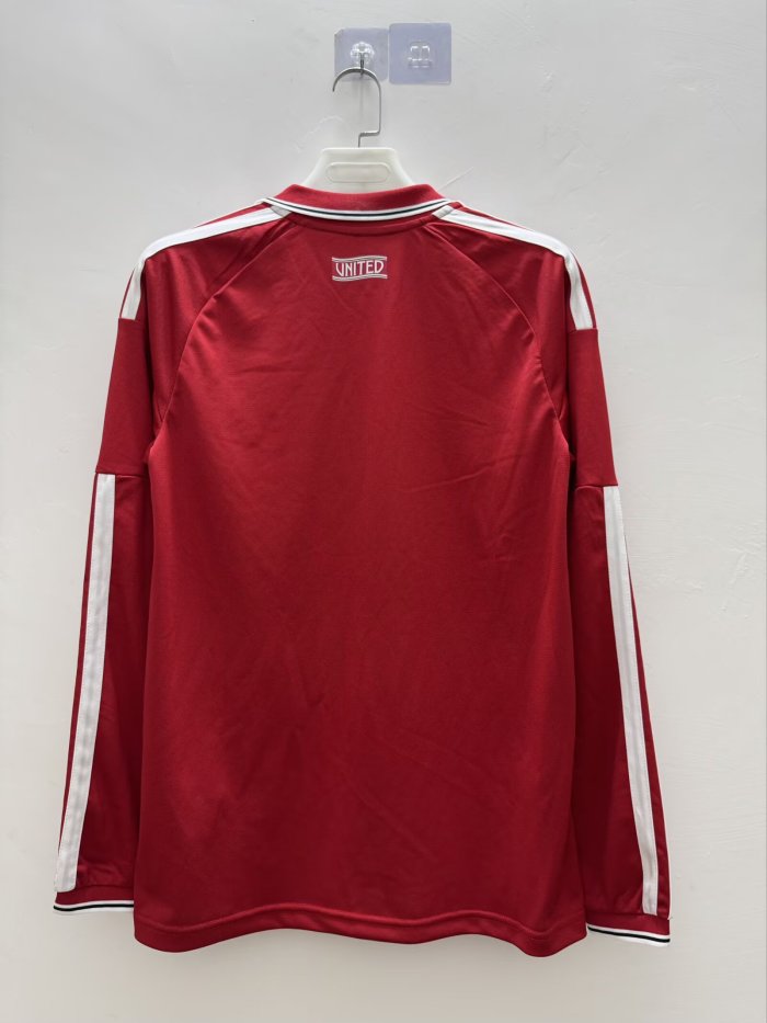 26/27  Manchester United home Long sleeve football jersey