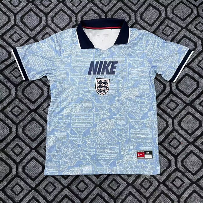 26-27 England POS Special Edition Blue football Jersey