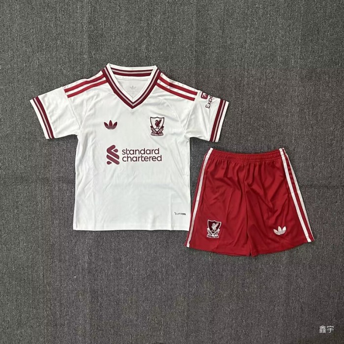 26/27  liverpool Away kids kit