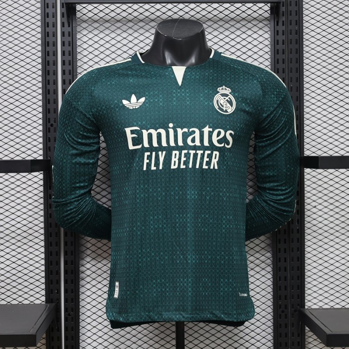 26/27  Real Madrid Away  Player Version long sleeves