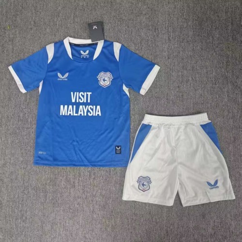 26/27 Cardiff City home kids kit