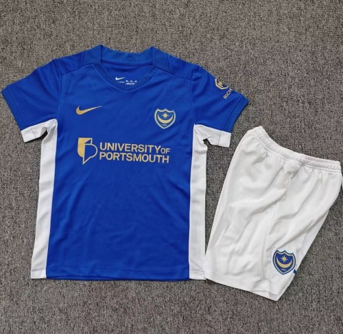 26/27 Portsmouth home kids kit football jersey