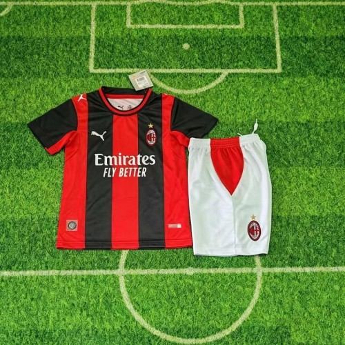 26/27 AC milan home kids kit