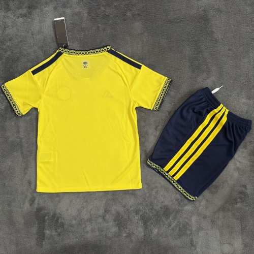 26/27 Al Nassr home kids kit