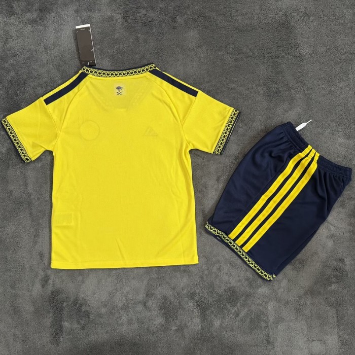 26/27 Al Nassr home kids kit