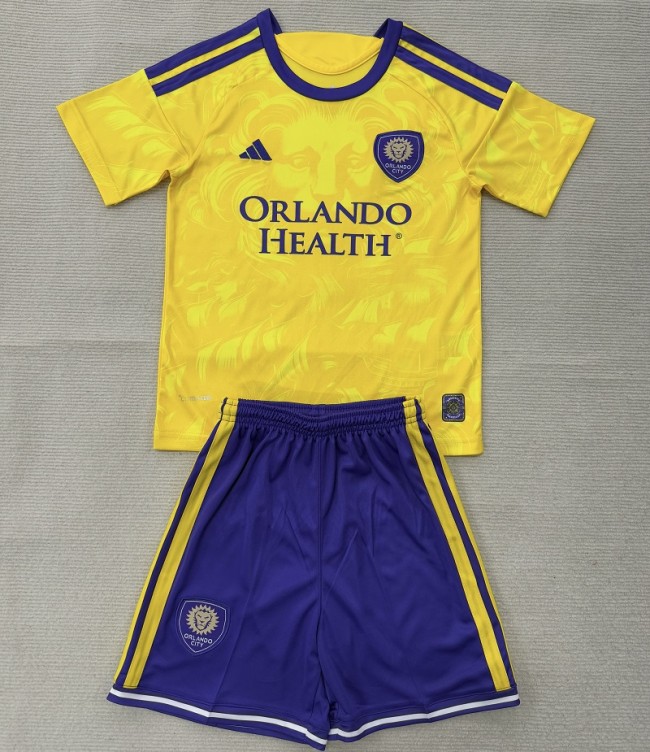26/27 Orlando City away kids kit