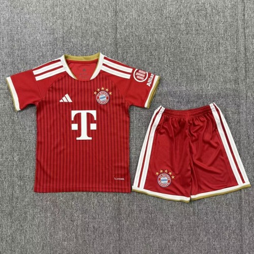 26/27 bayern munich home kids kit